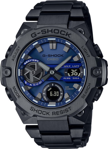 G-Shock GSTB400BD-1A2 G-STEEL Solar Bluetooth Slim Black IP