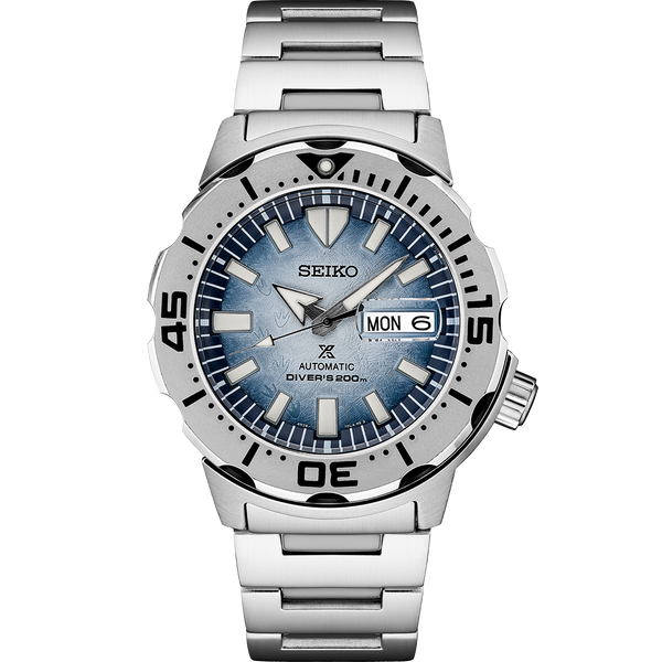 Seiko Prospex SRPG57 Limited Edition Save the Ocean Frost Dial