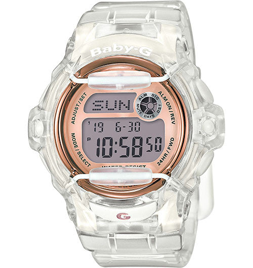 Casio Baby-G Whale Clear/Purple Digital BG169G-7BCR