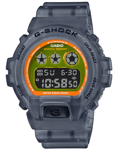 Casio G-Shock DW6900LS-1 Semi-Transparent 3-Eye Digital Watch