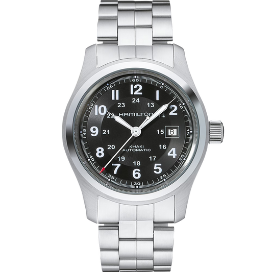 Hamilton H70515137 Khaki Field Auto 80 Hour Stainless Steel