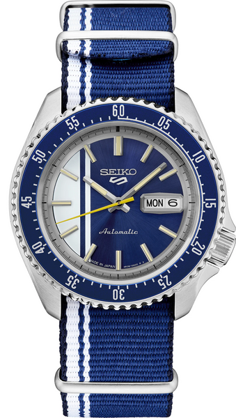 Seiko 5 Sports SRPK69 Special Edition SKX Style Blue White