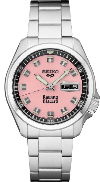 Seiko 5 Sports SRPJ67 Rowing Blazers Limited Edition Pink Dial