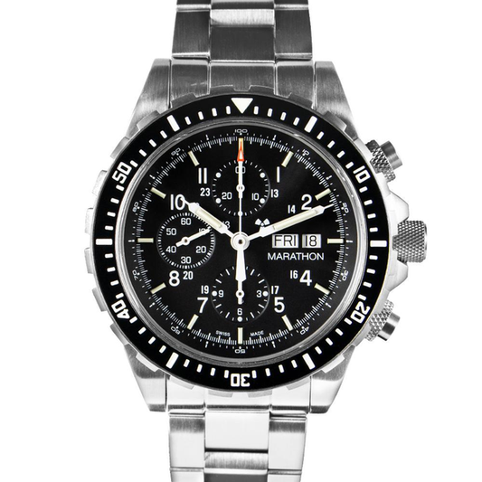 Marathon WW194014SS-0105 Jumbo Diver Pilot's Automatic Chronograph CSAR 46mm