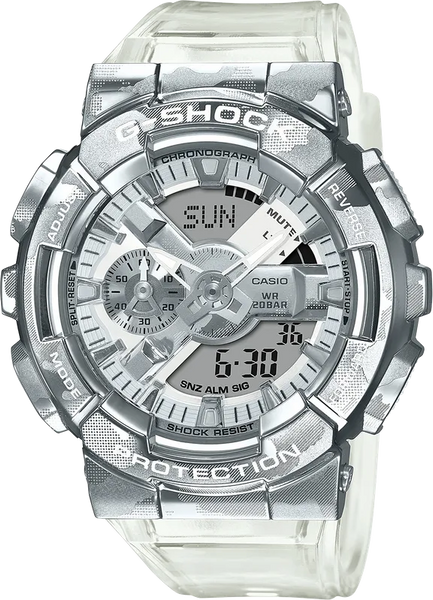 G-Shock GM110SCM-1A Metal Covered Semi-Transparent Camouflage
