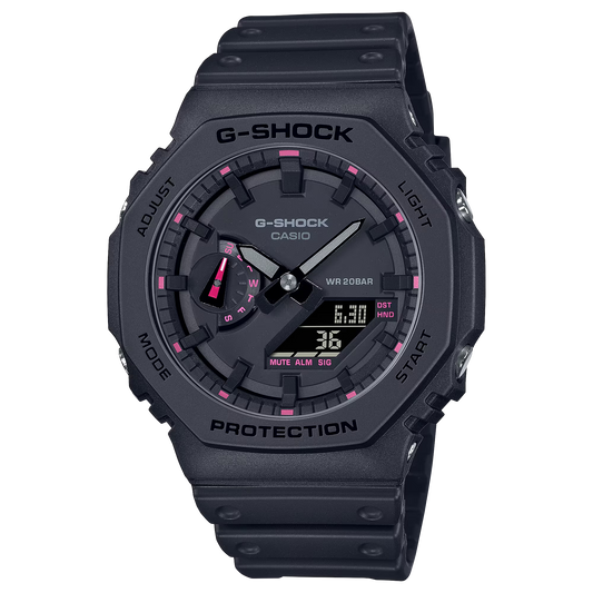 G-Shock GA2100P-1A BCRF Pink Ribbon Octagon Casioak