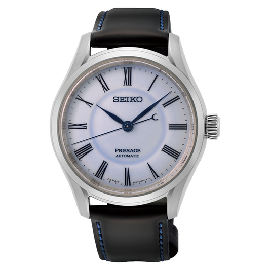 Seiko Presage SPB319 Arita Porcelain Dial Black Leather