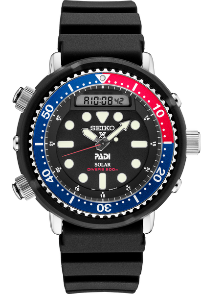 Seiko SNJ027 Padi Solar Arnie Hybrid Diver // Pre-Owned