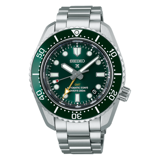 Seiko Prospex SPB381 Sea MM200 Automatic GMT Green