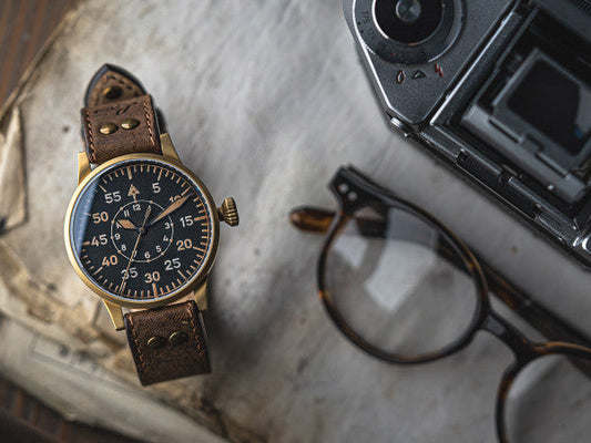 Laco 862150 Pilot Watch Original Paderborn Bronze