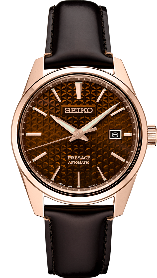 Seiko Presage SPB170 Sharp Edged Series Brown Dial