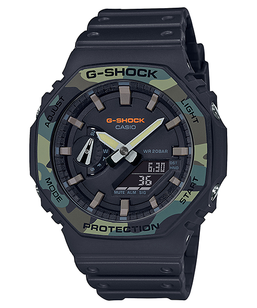 G-Shock GA2100SU-1A CasiOak Camo Accent Ultra Thin