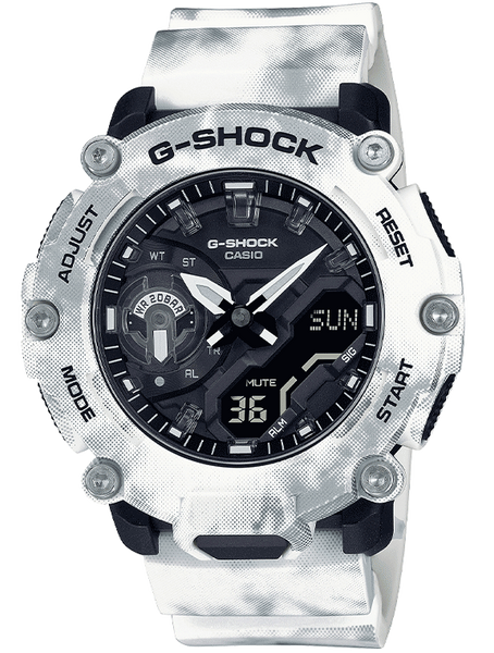 G-Shock GA2200GC-7A Grunge Snow Camouflage Ana-Digi Carbon Core