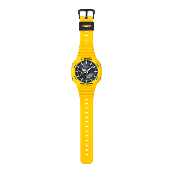 G Shock GAB2100C 9A Bluetooth Solar Yellow Arizona Fine Time