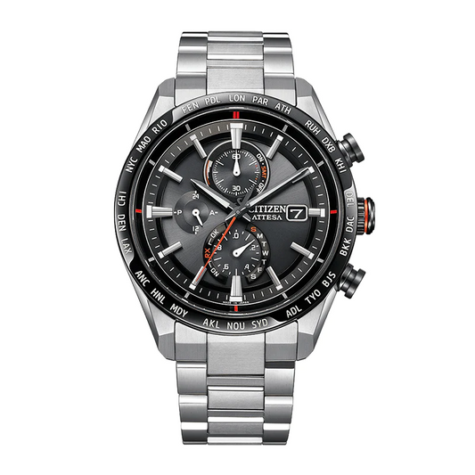 Citizen AT8189-61E Attesa Photovoltaic Super Titanium Black Dial