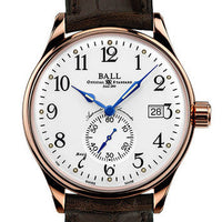 Ball NM3888D-PG-LCJ-WH Trainmaster 18k Rose Gold Standard Time