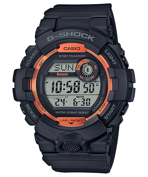 G-Shock GBD800SF-1 G-SQUAD Orange Accent