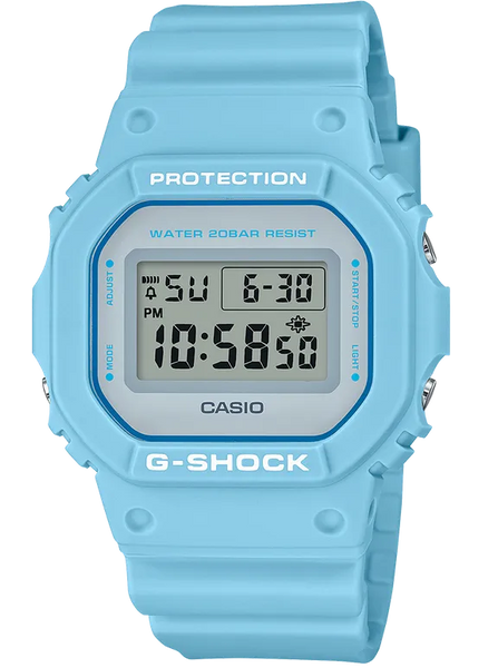G-Shock DW5600SC-2 Youth Culture Pale Blue Square Face