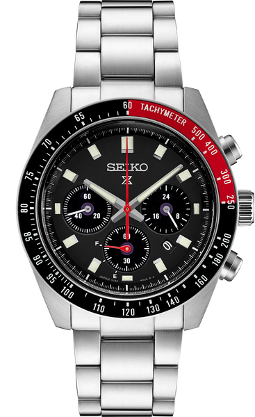Seiko Prospex SSC915 Speedtimer Solar Chronograph 41mm Black