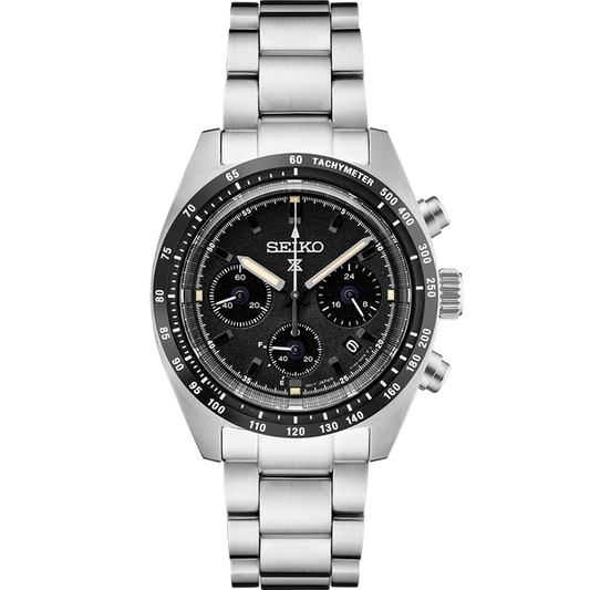 Seiko Prospex SSC819 Solar Chronograph Black Panda Dial
