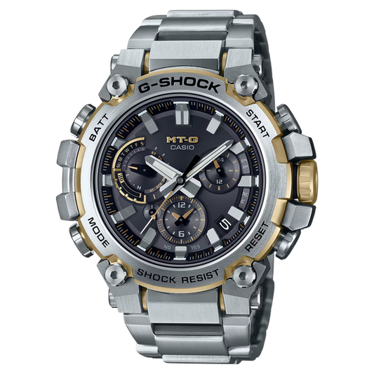 G-Shock MTGB3000D-1A9 Dual Core Guard Silver Gold