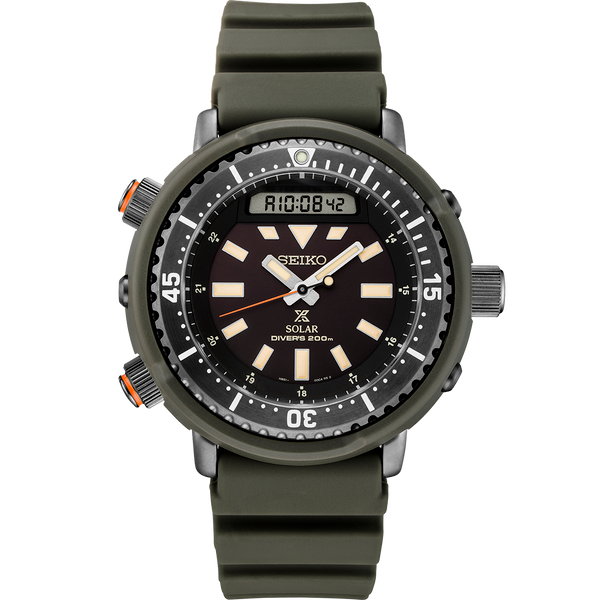 Seiko Prospex SNJ031 Arnie Quartz Solar Diver – Arizona Fine Time