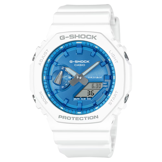 G-Shock GA2100WS-7A Seasonal Collection Winter Sparkle Blue Dial