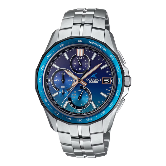 Casio OCWS7000A-2A Oceanus Manta Elegance Deep Blue