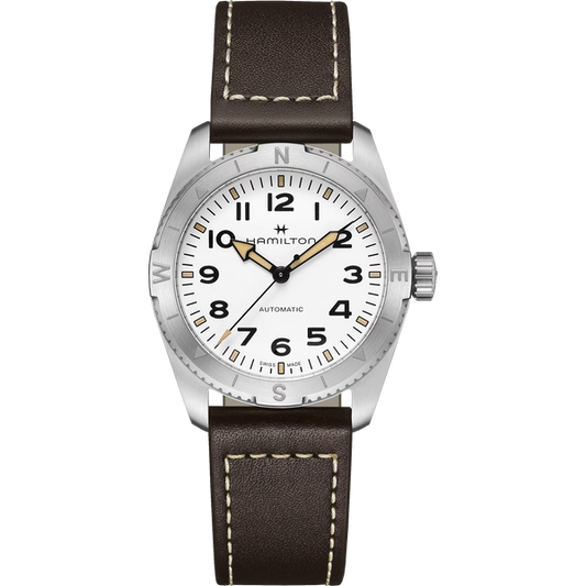Hamilton H70225510 Khaki Field Expedition Automatic 37mm White Dial