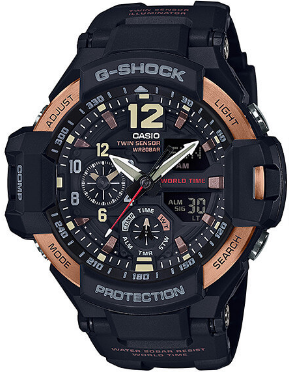 Casio G-Shock Aviation Twin Sensor GA1100RG-1ACR