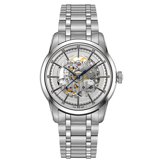 HAMILTON TIMELESS CLASSIC RAILROAD SKELETON AUTO H40655151