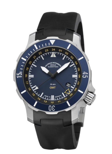 Mühle Glashütte Seebataillon GMT Ref: M1-28-62-KB