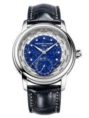 Frederique Constant FC-718LA4H6 Manufacture Classic Worldtimer Elements Lapis Lazuli Dial Limited Edition