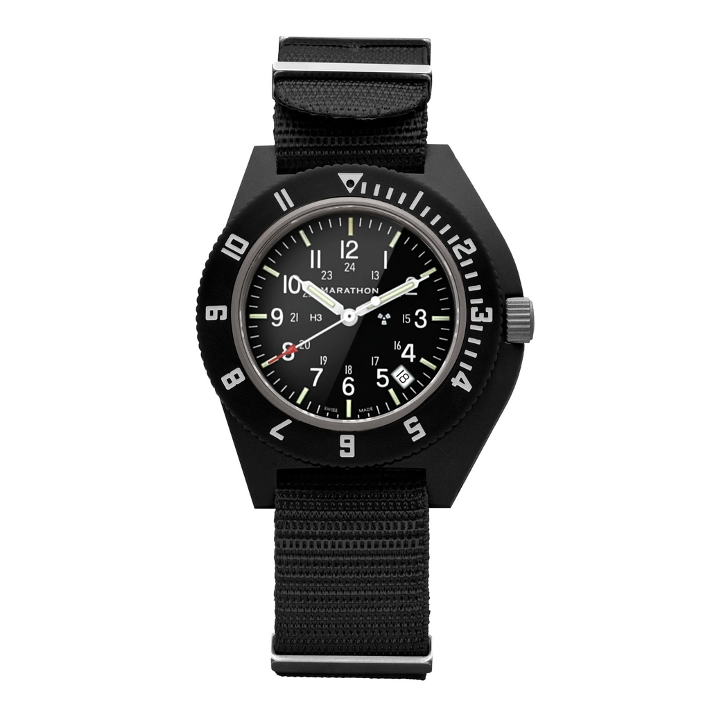 Marathon WW194013BK-0117 41mm Black NAV-D Type II Pilot's Quartz