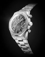 Nivada Grenchen 68001Q77 F77 Chrono Mecaquartz Grey 38mm