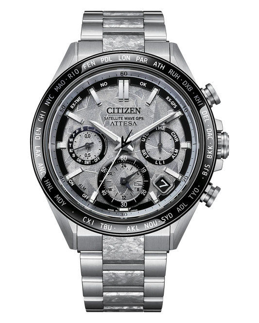 Citizen CC4076-65A Attesa Platinum Shine Satellite Wave GPS Super Titanium