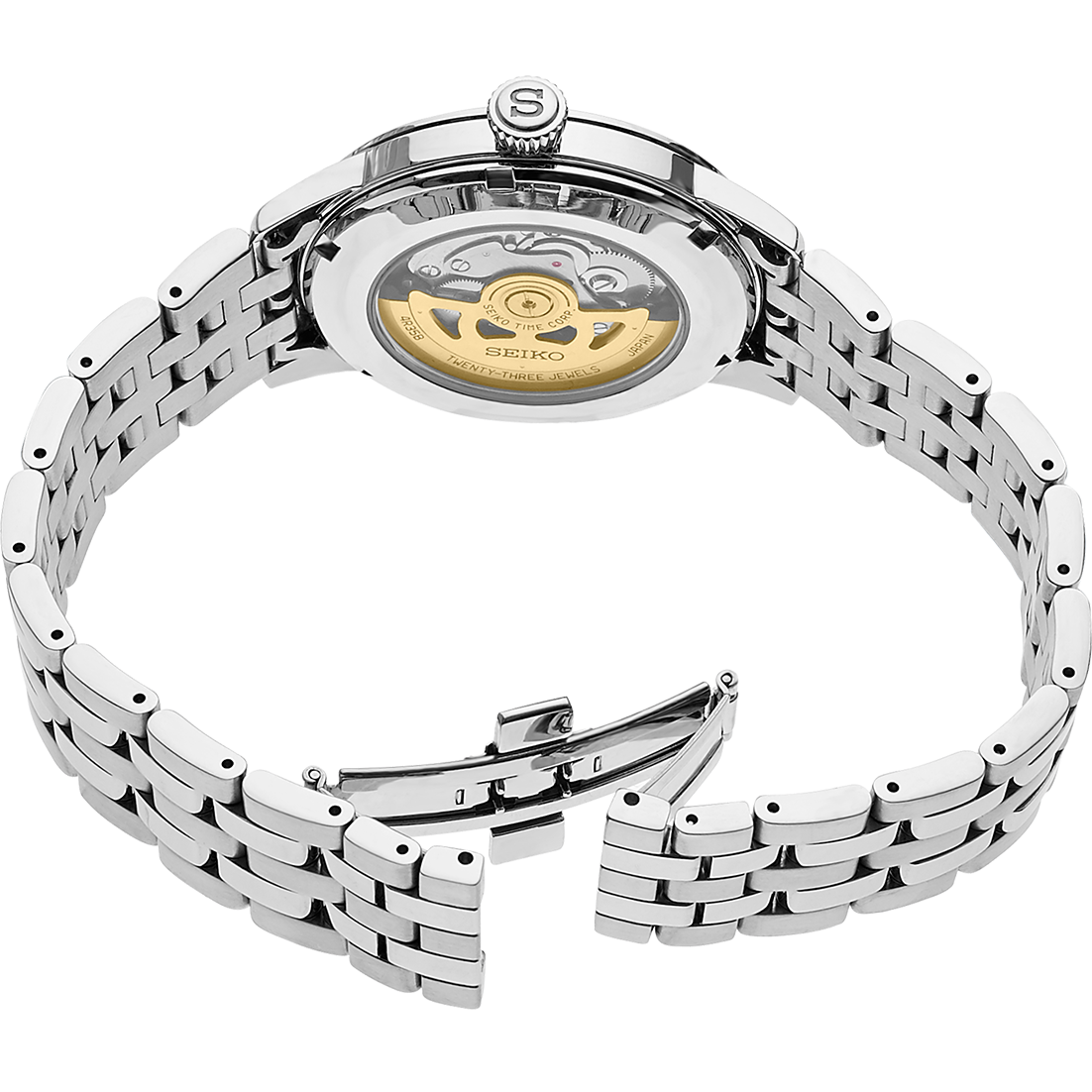 Seiko Presage SRPB77 Cocktail Time Silver Sunburst Dial Automatic
