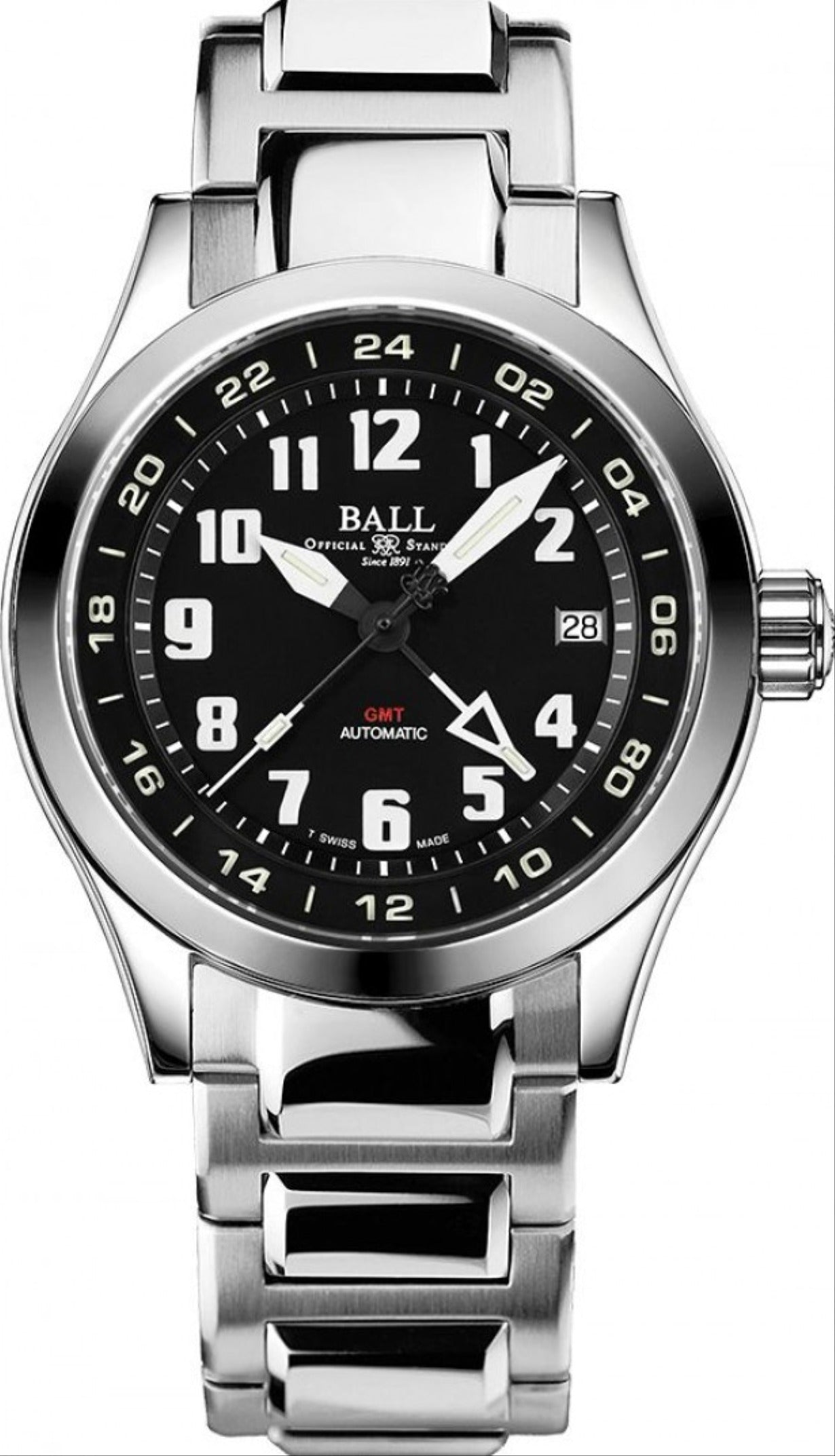 Ball GM1032C-S3-BK Engineer III GMT Black Dial – Arizona Ball GM1032C-S3-BK Engineer III GMT Black Dial – Arizona