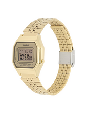 Casio Vintage LA680WGA-9VT Gold Tone Metal Digital Watch