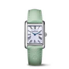 Maurice Lacroix FA1205-SS001-160-5 Fiaba Square Mother of Pearl Dial Mint Strap Ladies