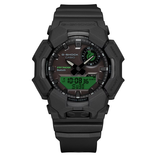 G-Shock GAB010BEG-1A Bold Electric Green Ana-Digi Black Resin Tough Solar