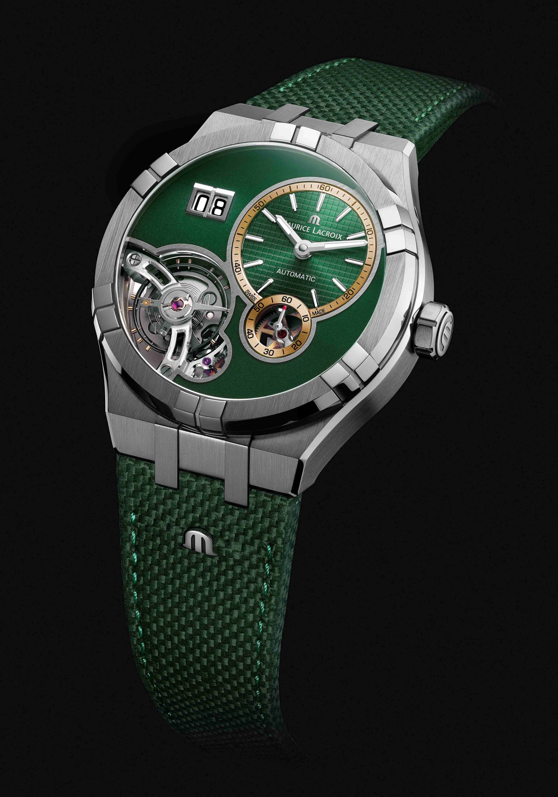 Maurice Lacroix AI6118-SS00B-630-5 Aikon Grand Date AZFT Exclusive