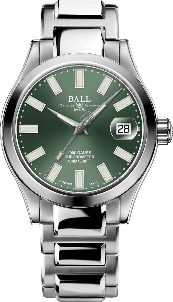 Ball NL9616C-S1C-GR Engineer III Marvelight Chronometer 36mm Green