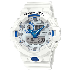 G-Shock GA700HDS-7A Summer Seas White and Blue Lume Dial Ana-Digi