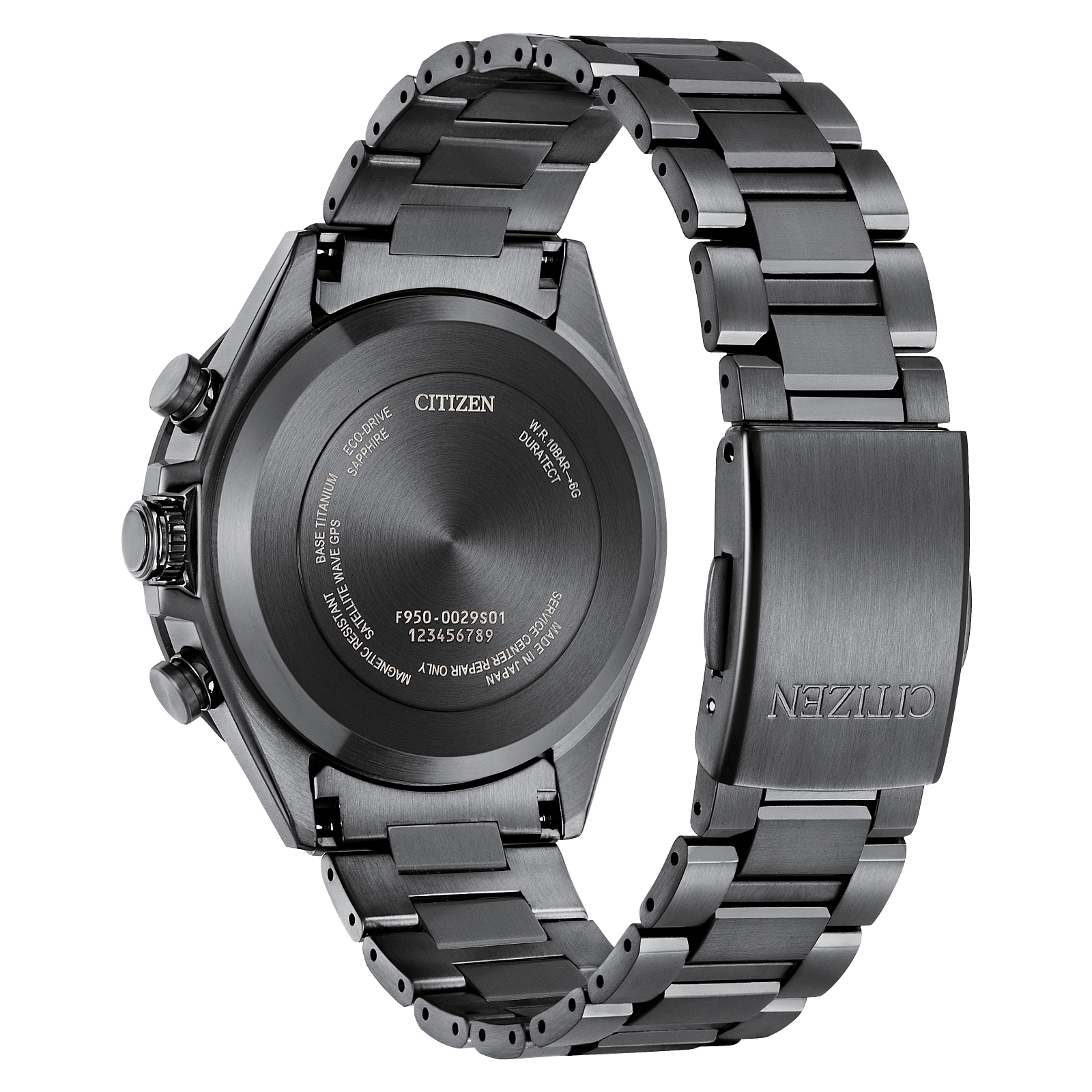Citizen CC4055-65E Attesa GPS Super Titanium Black DLC