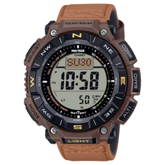 G-Shock PRG340L-5 Pro Trek Triple Sensor Solar Powered Bio-Resin Brown