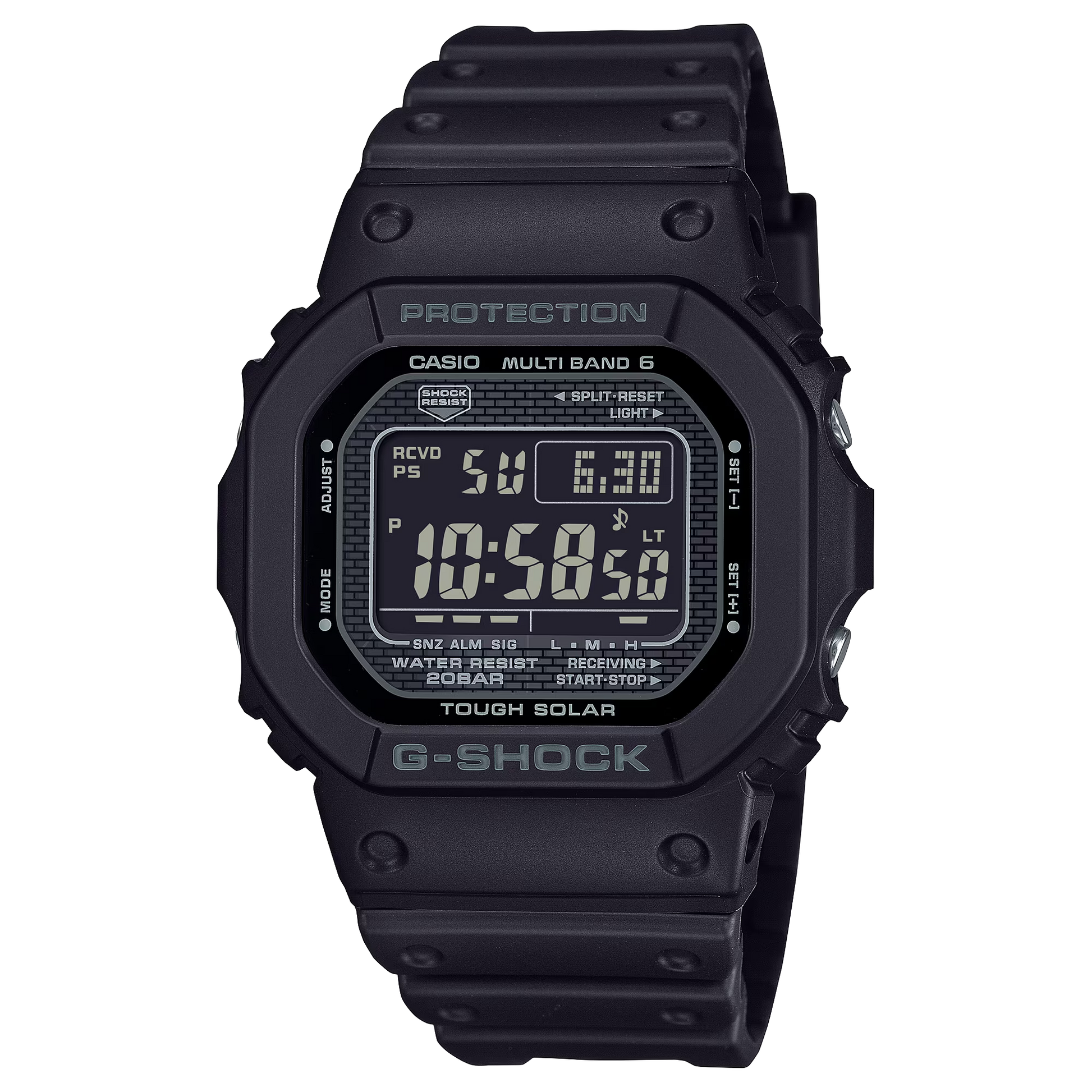 G-Shock GW5000HS-1 Tough Solar Multi-Band 6 Digital Black Square
