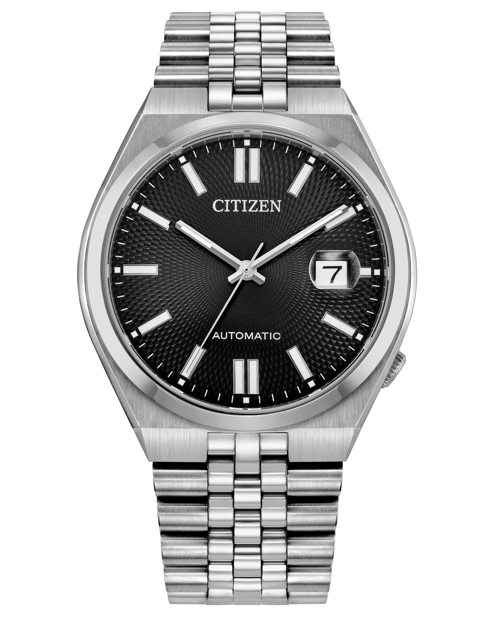 Citizen NK0020-55E TSUYOSA 60 Black Guilloche Dial Automatic