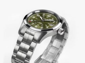 Hamilton H70455160 Khaki Field Auto Green Sunburst 38mm Bracelet Automatic