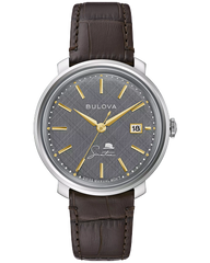 Bulova 96B345 Frank Sinatra Best is Yet to Come Gray Textured Dial Manual Wind